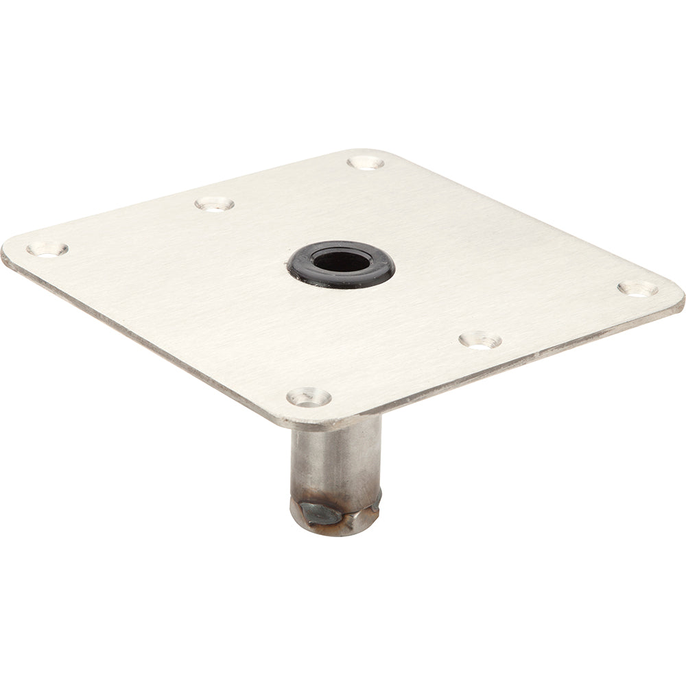 Base de pasador de 3/4" de acero galvanizado Lock'N-Pin de 7x7 Attwood SWIVL-EZE