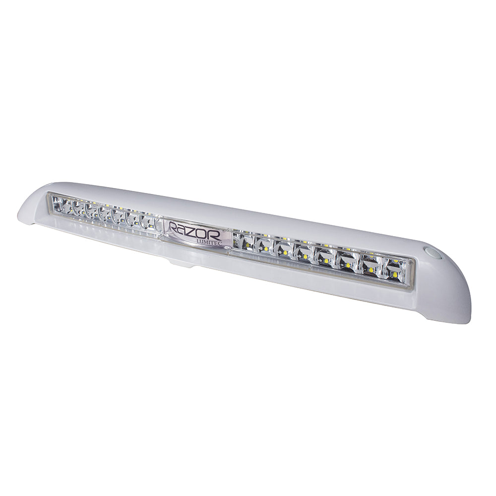 Barra de luces Lumitec Razor de 18" - Inundación - Blanca