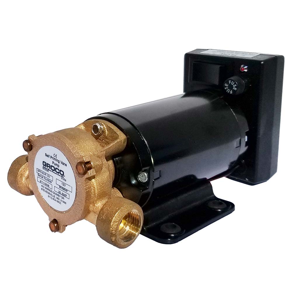 Bomba de paletas reversible de uso comercial GROCO - 12V