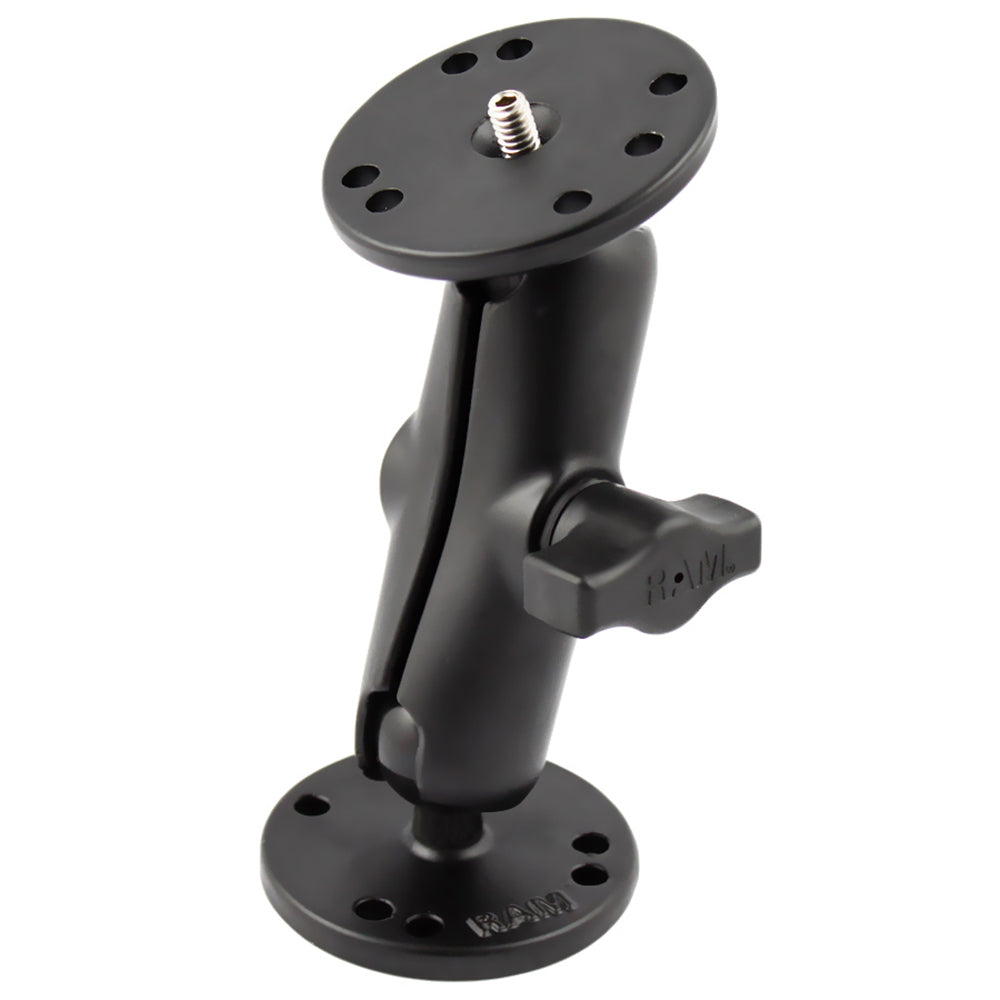 Soporte de doble rótula RAM Mount con rosca macho de 1/4"-20