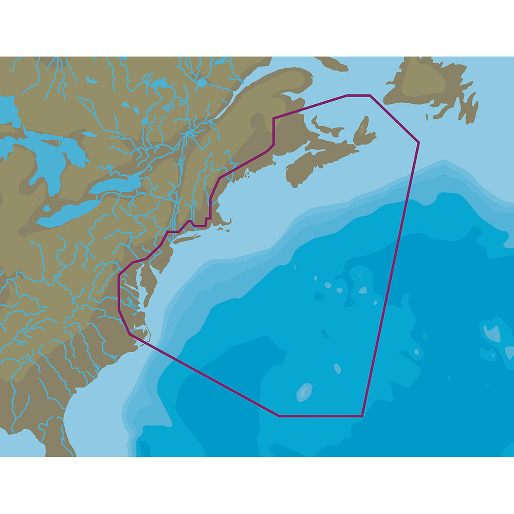 C-MAP 4D NA-D062 Nueva Escocia a Bahía de Chesapeake - microSD™/SD™