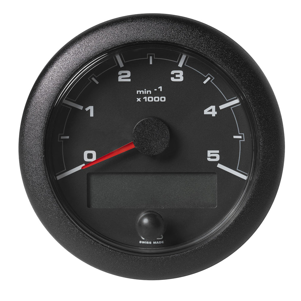 Tacómetro Veratron OceanLink® NMEA 2000® de 3-3/8" (85 mm) - 5000 RPM - Esfera y bisel negros