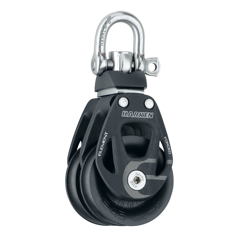 Bloque doble Harken de 45 mm con giratorio