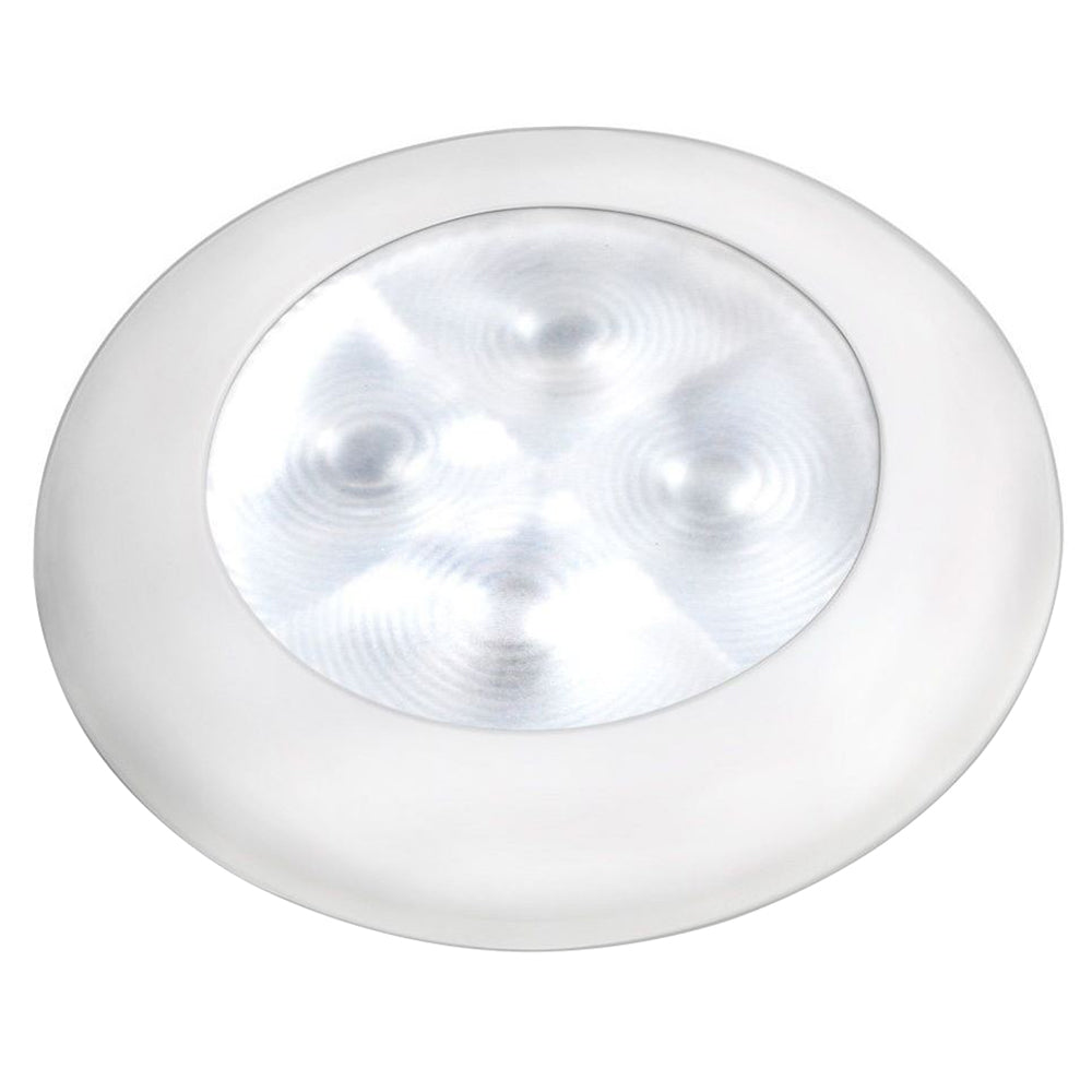 Luz de cortesía Hella Marine - Blanco cálido con aro blanco