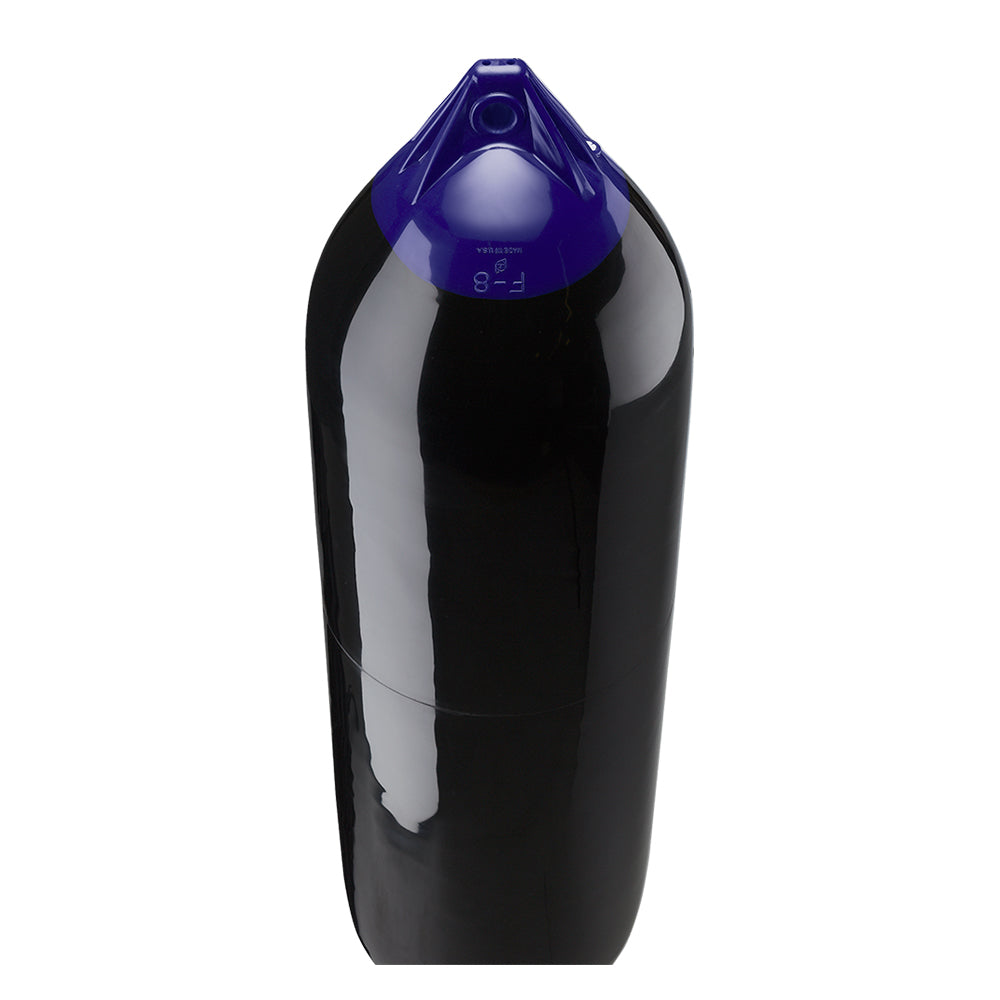 Defensa Polyform F-8 de doble ojo 15" x 58" - Negro