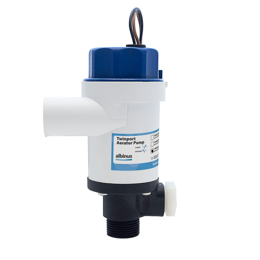 Bomba aireadora Twinport Albin Group - 1100 GPH - 12V