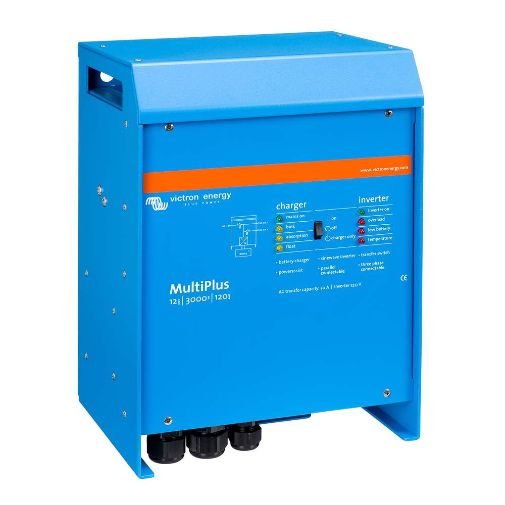 Inversor/Cargador Victron MultiPlus 12 VCC - 3000VA - 120 VCA con cargador de batería de 120 A - Interruptor de transferencia de 50 A