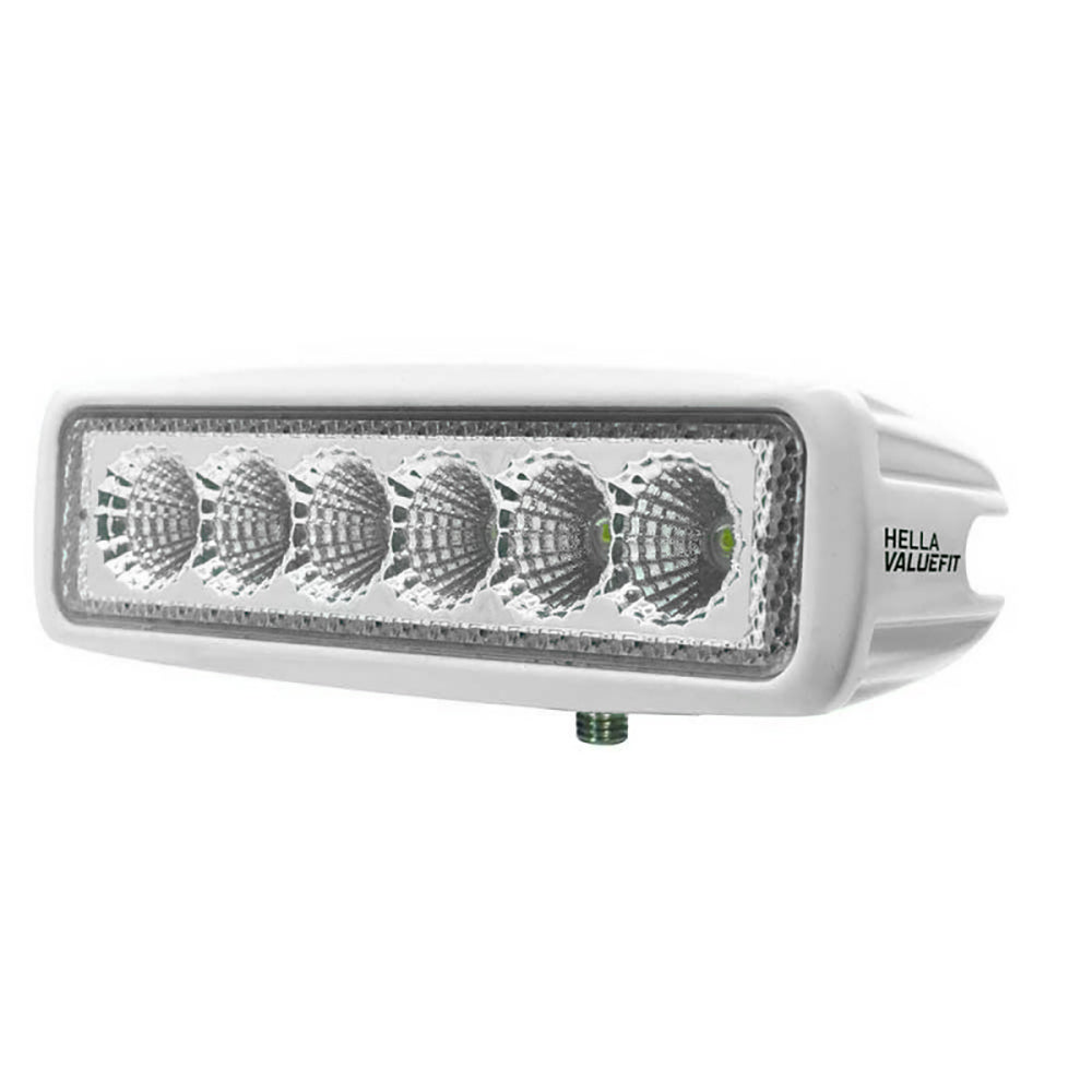 Barra de luces de inundación LED Hella Marine Value Fit Mini de 6 - Blanca