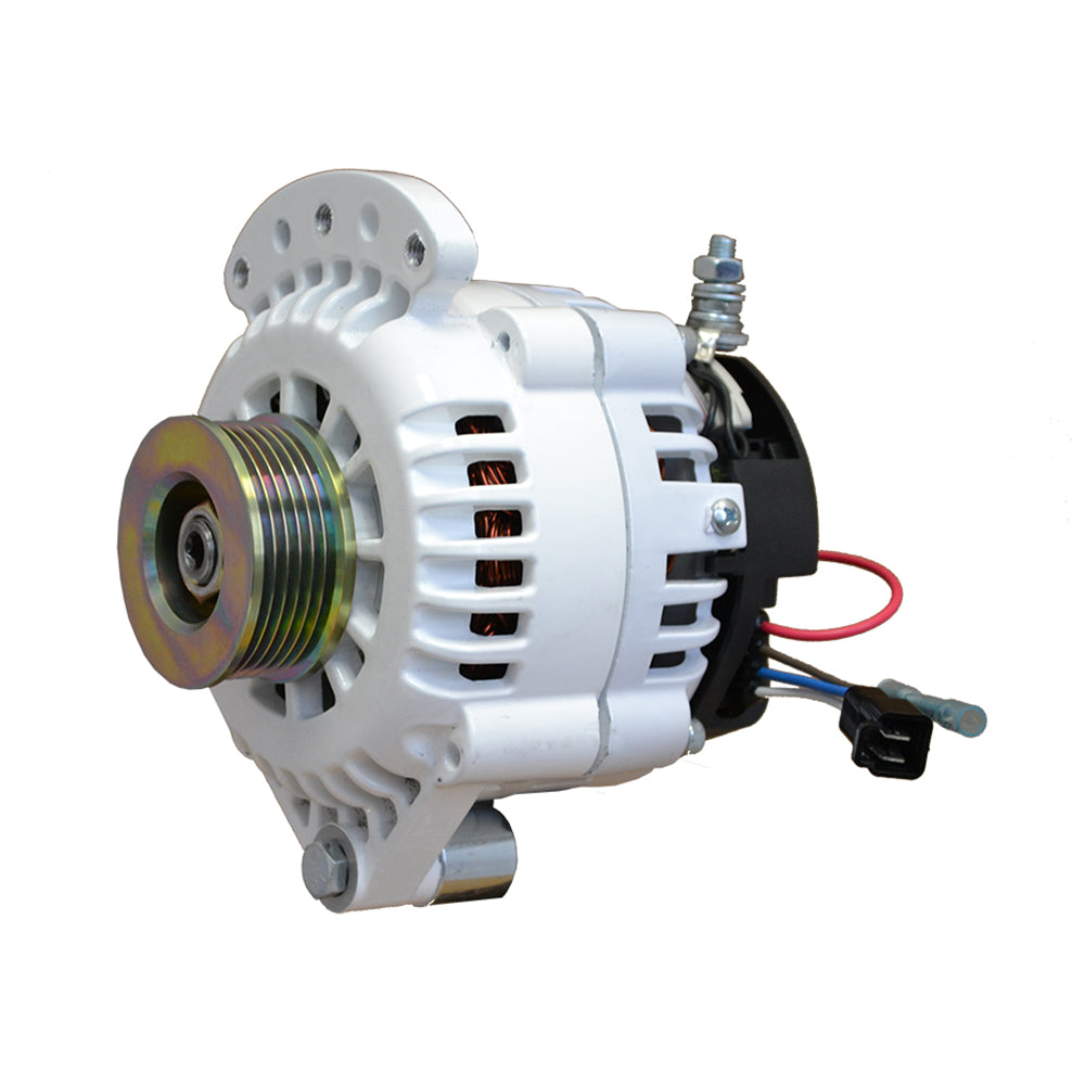 Alternador Balmar 120 Amp 12V 1-2" de pie único con polea K6 única con toma de tierra aislada
