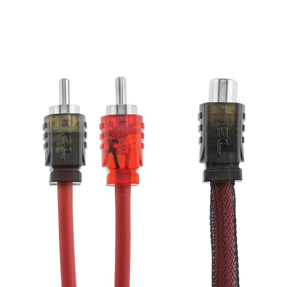 Cable conector en Y RCA DS18 Advance Ultra Flexible - 1 hembra a 2 machos