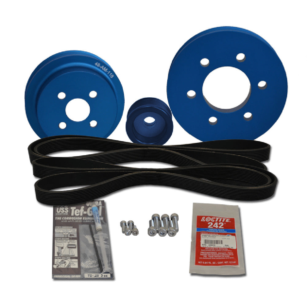 Kit de poleas Barlmar para Yanmar 4LH-A