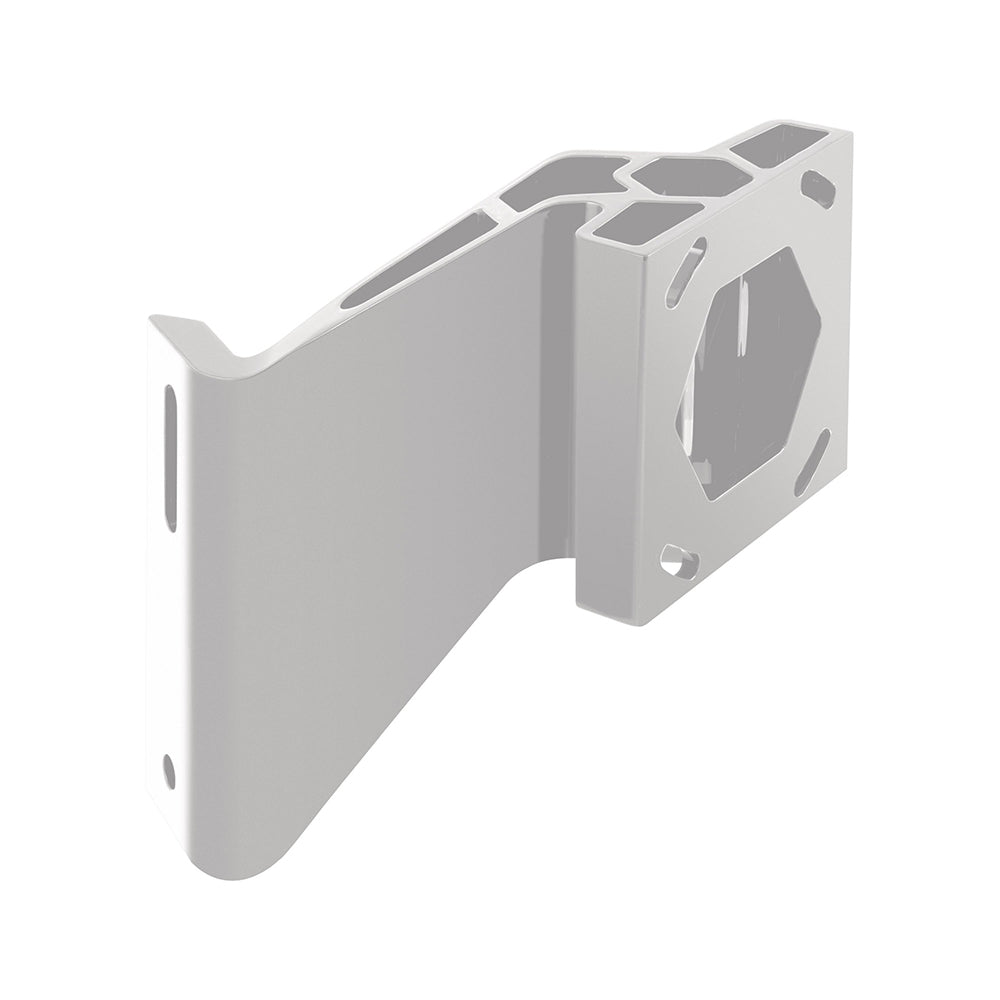 Soporte adaptador para placa de motor Minn Kota Raptor - Estribor - Retroceso de 2" - Elevación de 4" - Blanco