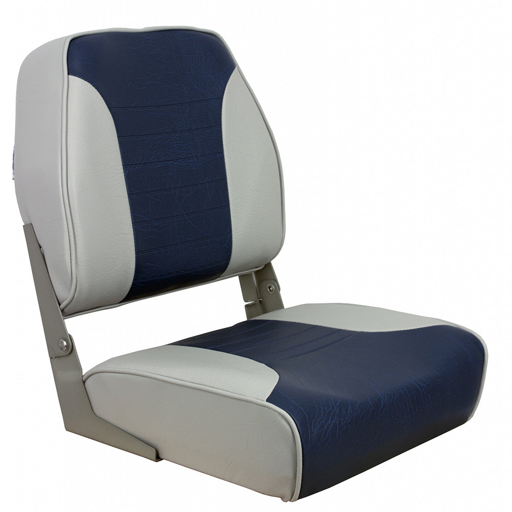 Asiento plegable multicolor Springfield Economy - Gris/Azul