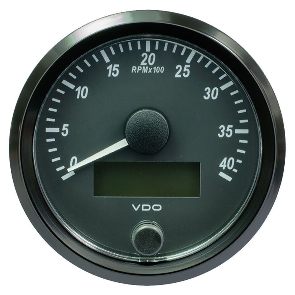 Tacómetro VDO SingleViu de 80 mm (3-1/8") - 4,000 RPM