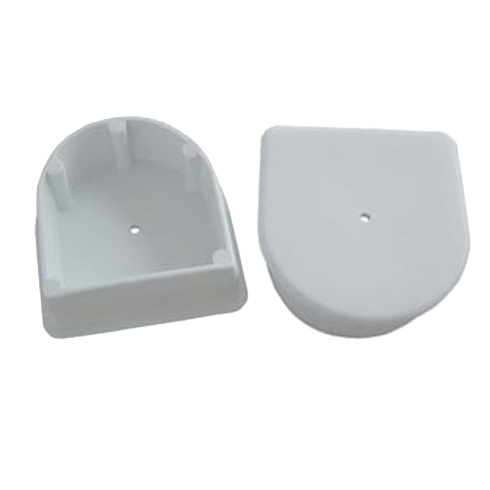 Tapón de extremo grande Dock Edge - Blanco *Paquete de 2