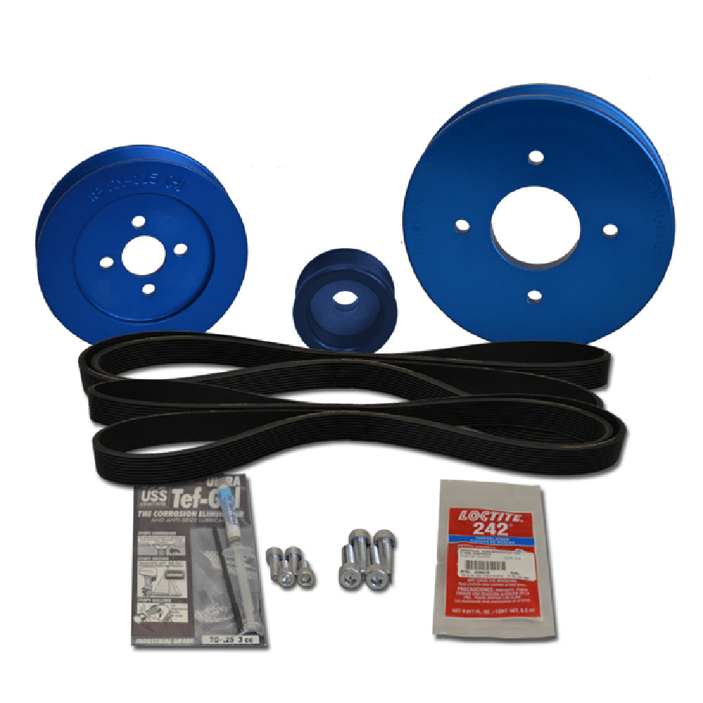 Kit de poleas Balmar para Yanmar 2GM20-F, 3GM30-F, 3GM-F