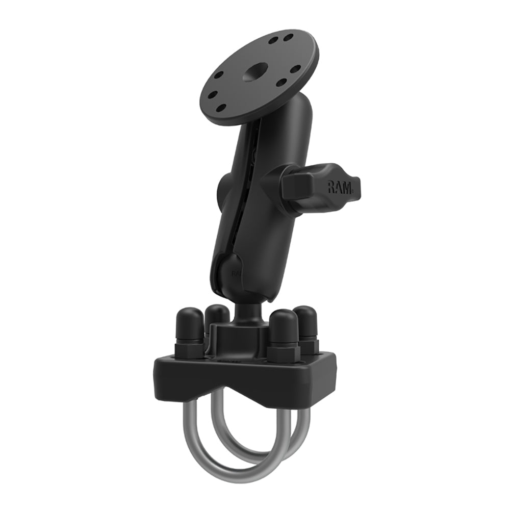 Montura de riel con doble perno en U RAM® RAM Mount para rieles pequeños