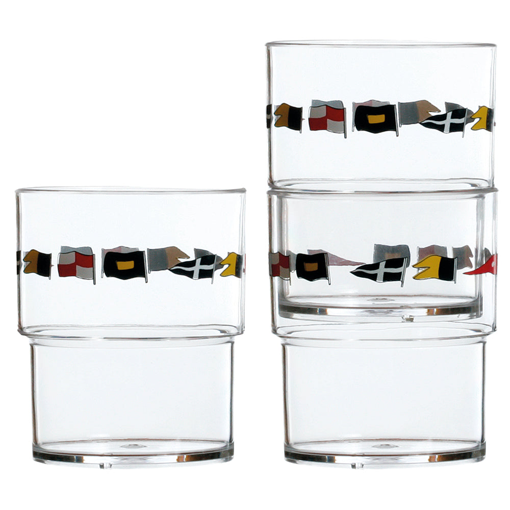 Juego de vasos apilables Marine Business - REGATA - Set de 12