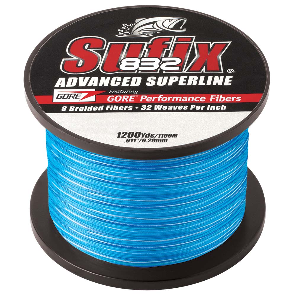 Sufix 832® Advanced Superline® Braid - 10 lb - Coastal Camo - 1200 yardas