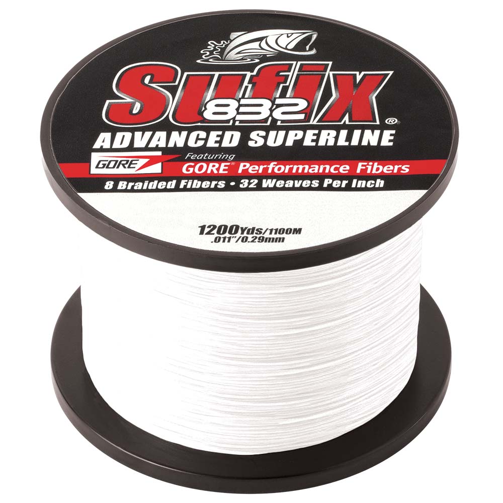 Sufix 832® Advanced Superline® Braid - 10lb - Ghost - 1200 yardas