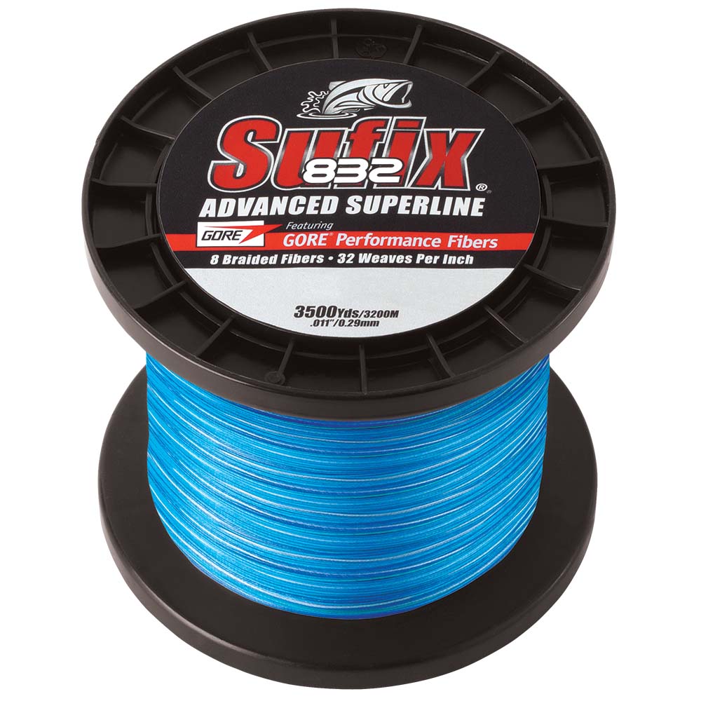 Sedal Trenzado Sufix 832® Advanced Superline® - 20lb - Coastal Camo - 3500 yardas