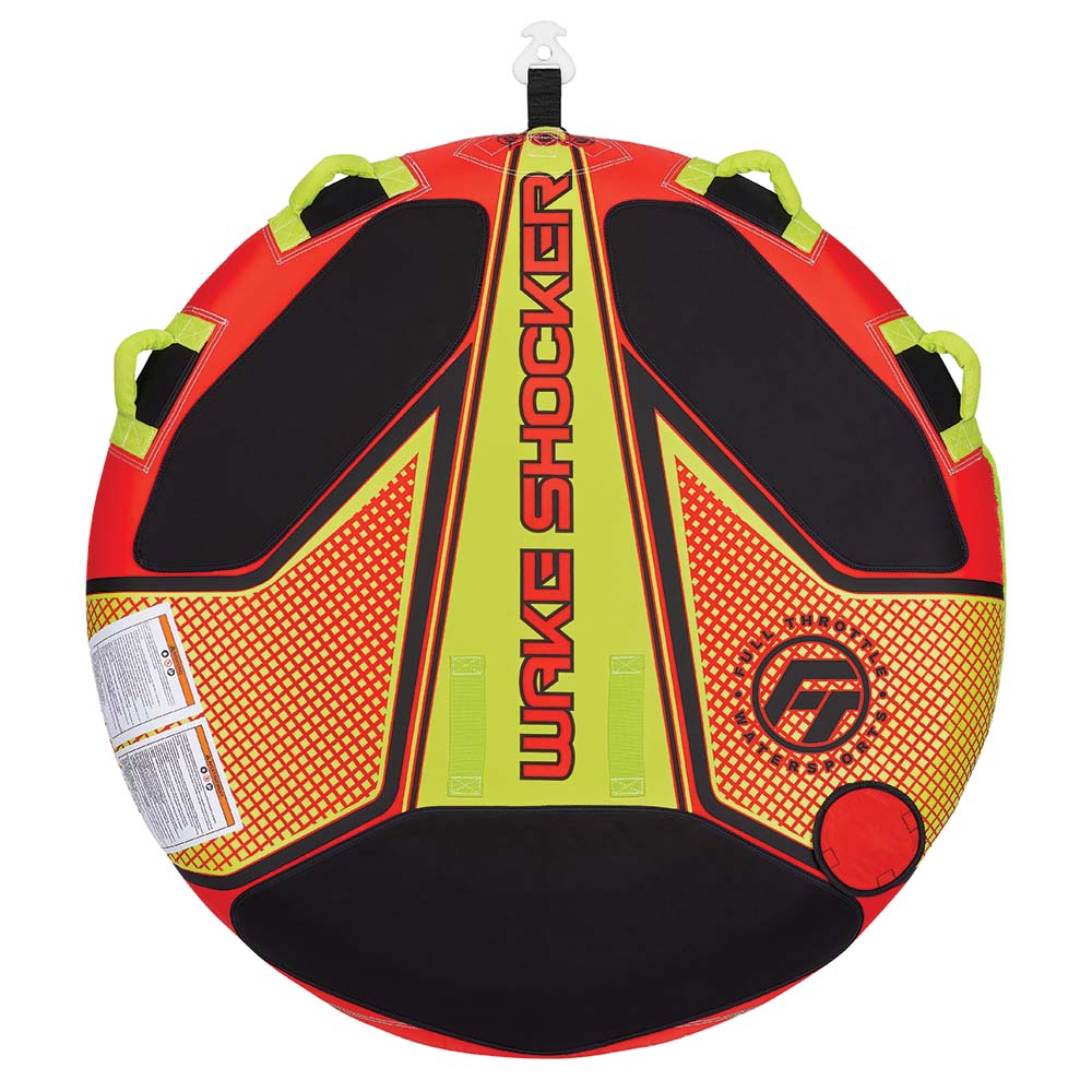 Tubo remolcable Full Throttle Wake Shocker - 2 pasajeros - Rojo