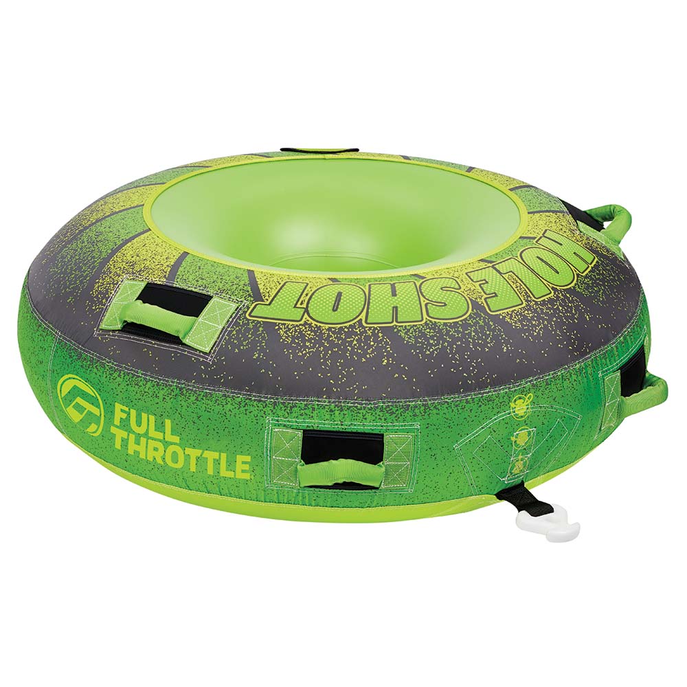 Tubo remolcable Full Throttle Hole Shot - 1 persona - Verde
