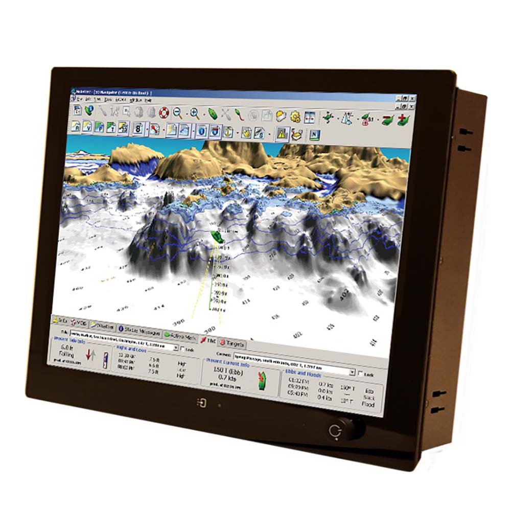 Pantalla táctil panorámica de 27" para puente de mando Seatronx