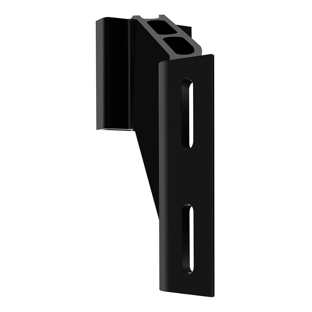 Soporte adaptador para placa de motor Minn Kota Raptor - Estribor - Retroceso de 8" - Elevación de 6" - Negro