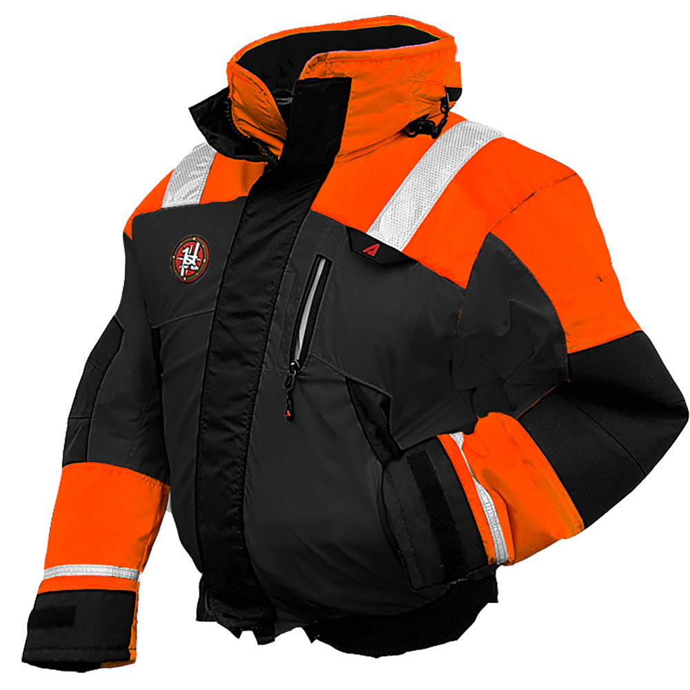 Chaqueta de flotación First Watch AB-1100 - Naranja alta visibilidad/Negro - Pequeña