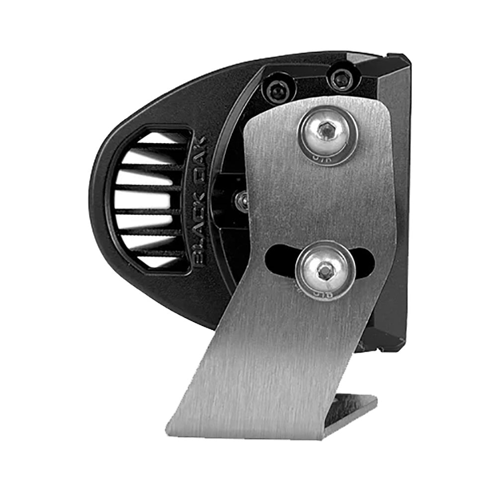 Barra de luces LED de doble fila de 4" Black Oak Pro Series 3.0 - Óptica de inundación - Carcasa negra
