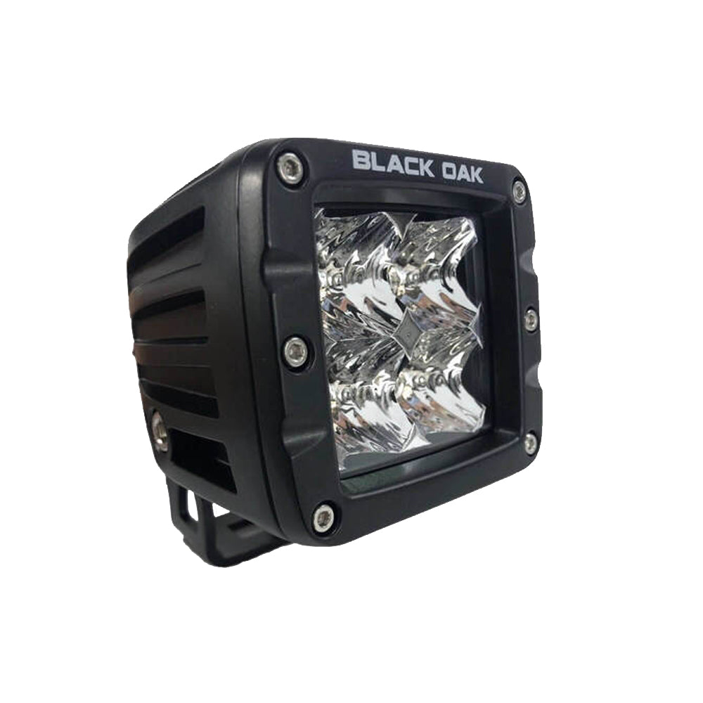 Foco LED Black Oak de 2" - Óptica de haz puntual - Carcasa negra - Serie Pro 3.0