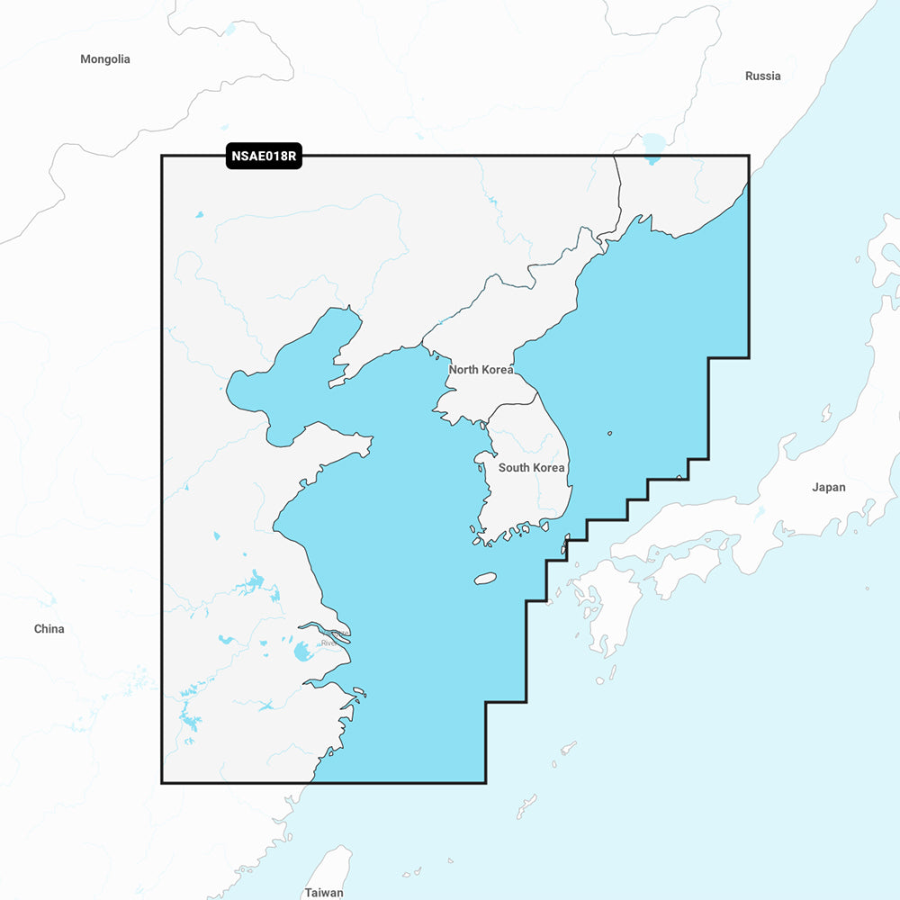 Garmin Navionics+ NSAE018R - Mar Amarillo - Carta náutica