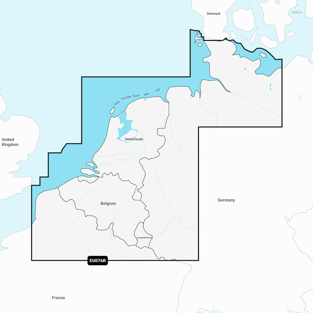 Garmin Navionics Vision+ NVEU076R - Benelux y Alemania, Oeste - Carta náutica