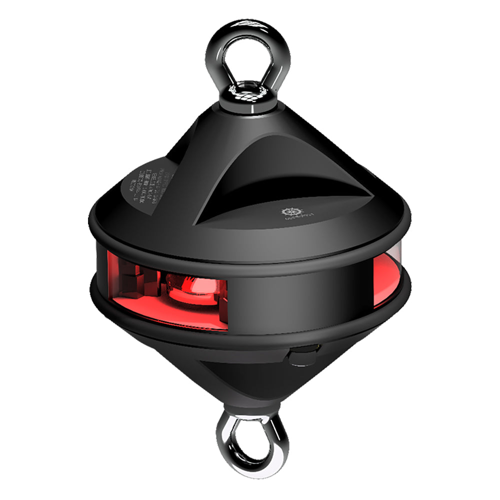 Lopolight Serie 200-014 - Luz de izado - 2MN - Roja - Carcasa negra