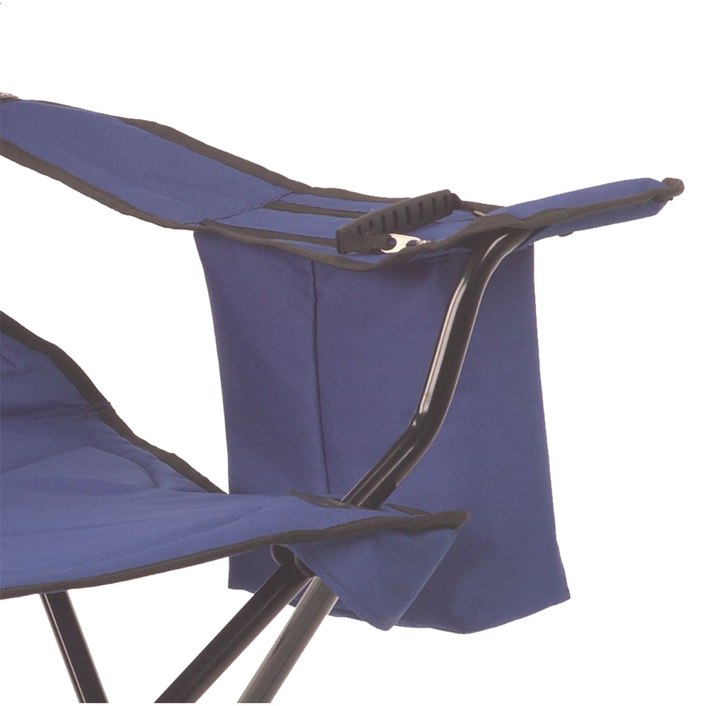 Silla plegable Coleman con enfriador - Azul