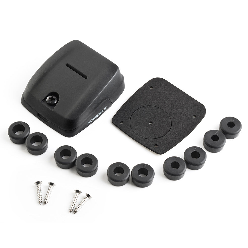 Sello pasacables doble horizontal Scanstrut - Negro