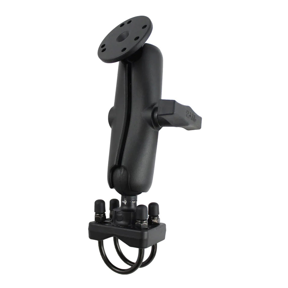 Soporte de riel RAM Mount RAM® con perno en U doble para rieles más grandes