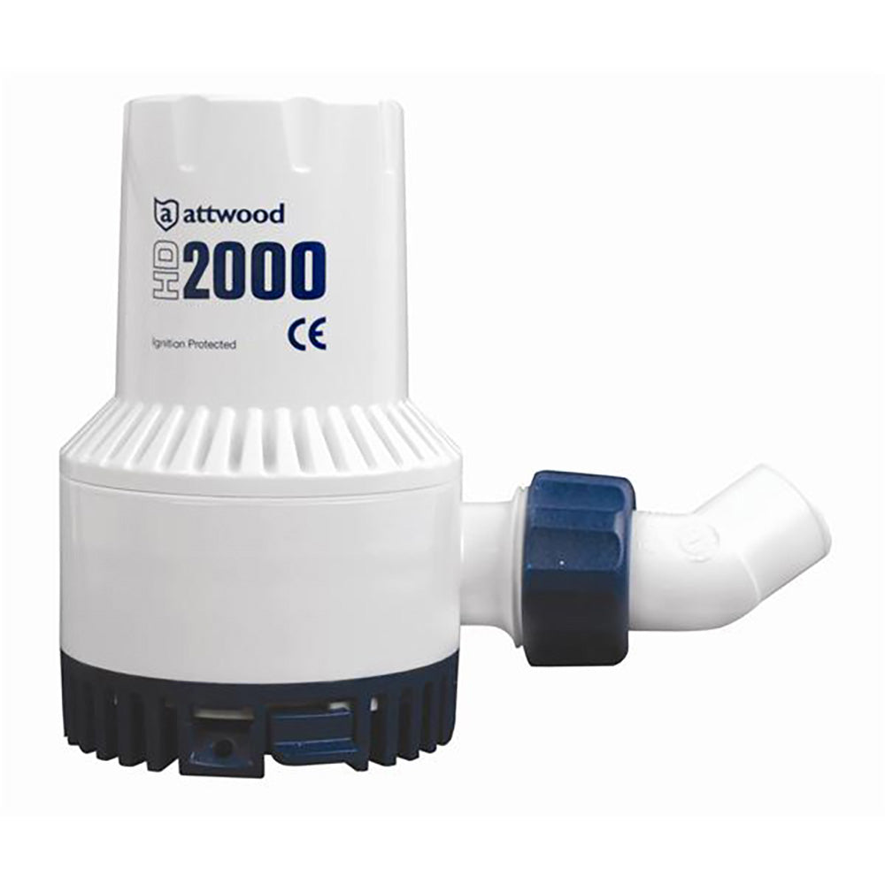 Bomba de achique de servicio pesado Attwood HD2000 - 24V y 2000 GPH
