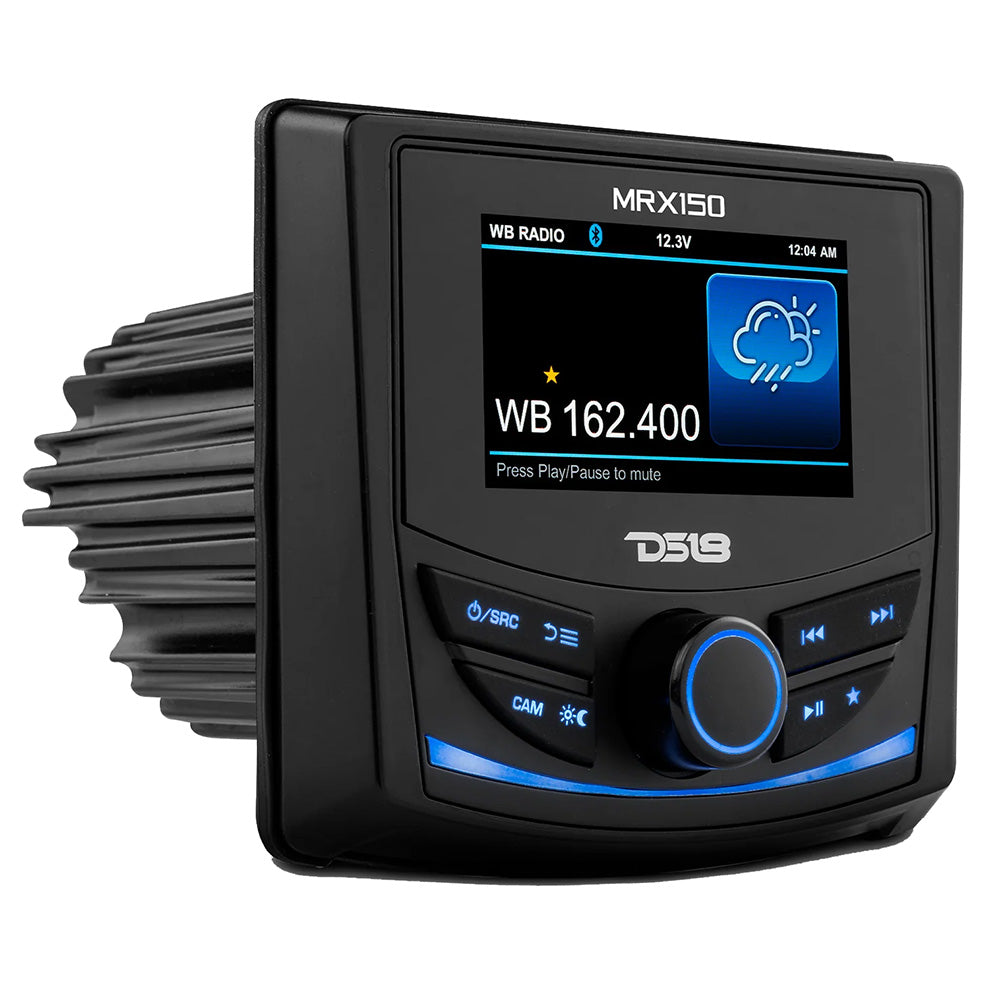 Unidad principal marina y para deportes motorizados DS18 MRX150 de 2 zonas con pantalla TFT a color de 3" y Bluetooth - 4 x 40W