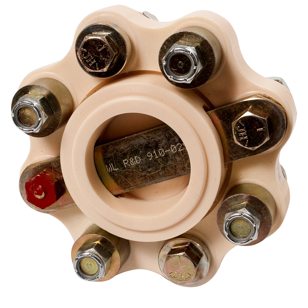 Acoplamiento de eje flexible de I + D para 5" B/W, Hurth y Volvo - Capacidad de 25 HP/100 RPM