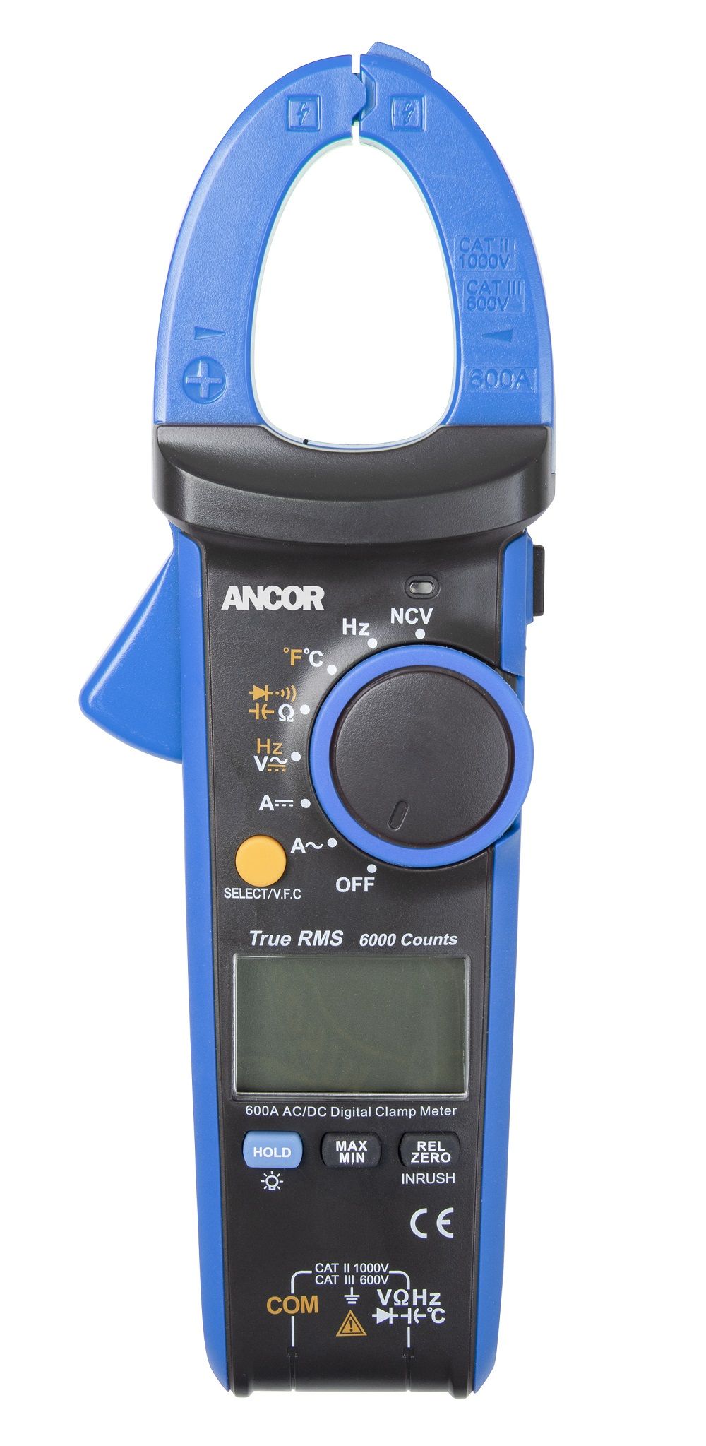 Ancor True RMS 12 Function Digital Snap-Around Meter
