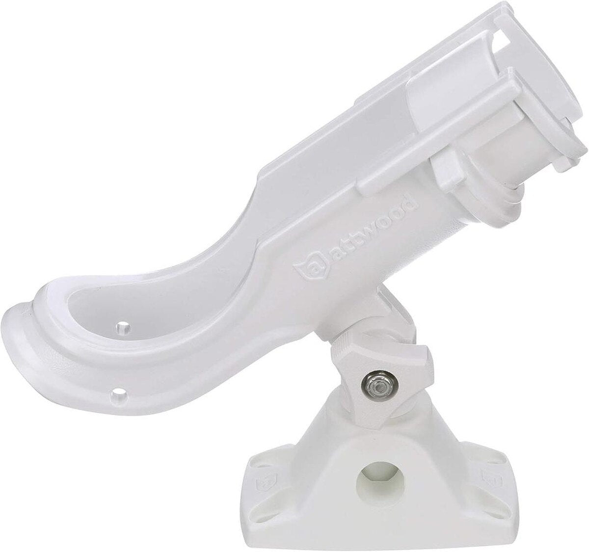 Attwood Heavy-Duty Adjustable Rod Holder w/Combo Mount - White