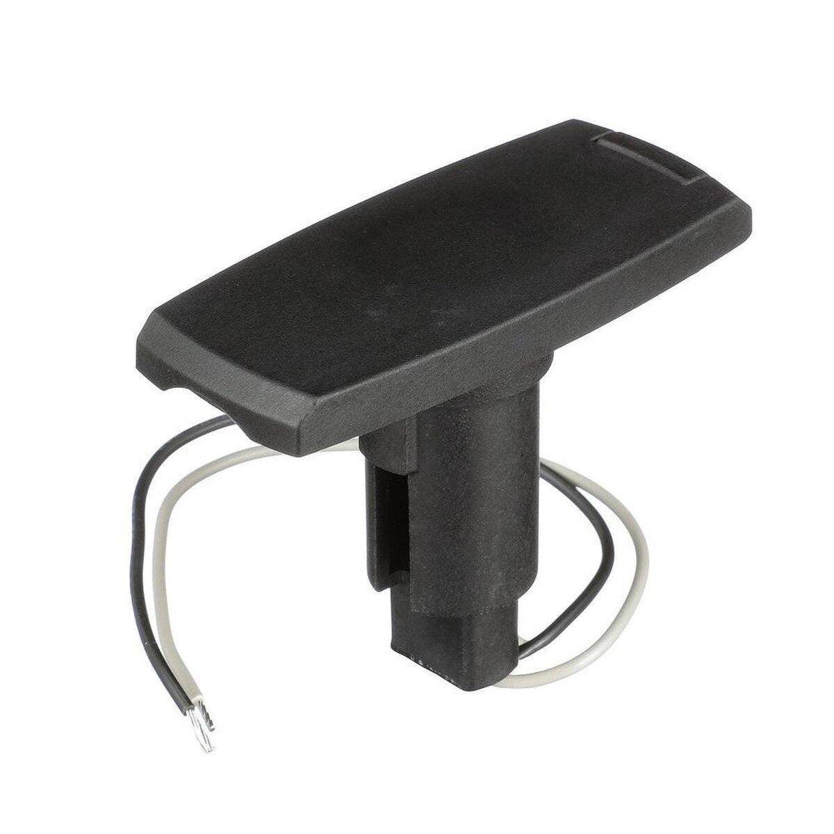 Attwood LightArmor Plug-In Base - 2 Pin - Black - Rectangle