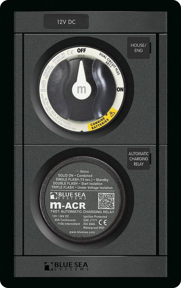 Blue Sea 1494 - Panel 360 - Sistema Add-A-Battery