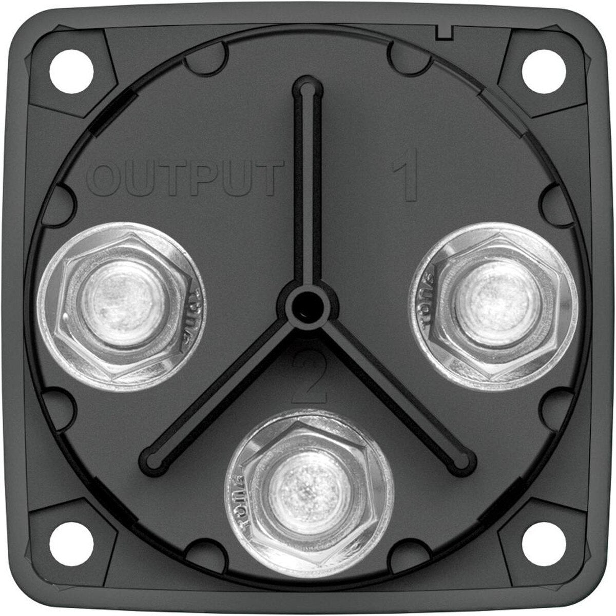 Blue Sea 6007200 Interruptor de batería Mini - 4 Posiciones - Negro