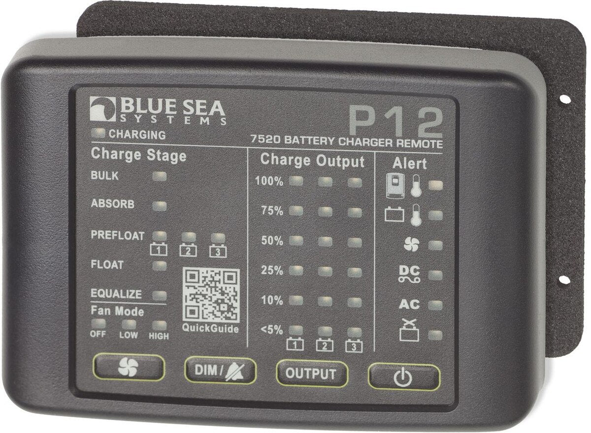 Blue Sea 7520 P12 LED Remote f/Battery Chargers
