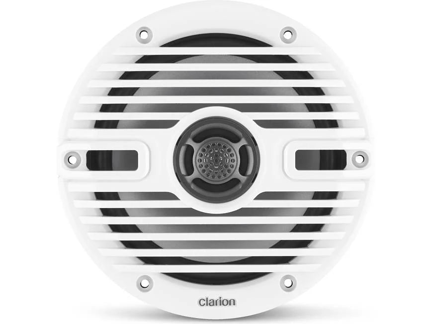 Clarion CMSP Series 6.5" Marine Speakers w/ Classic Grill - CMSP-651-CWB