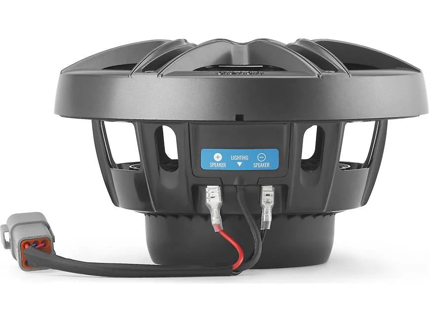 Clarion CMSP Series 7.7" Marine Speakers w/ Classic Grill w/ RGB Lighting - CMSP-771RGB-SWG