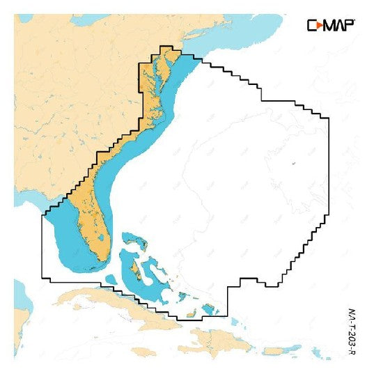 C-MAP REVEAL™ X - Chesapeake Bay to the Bahamas